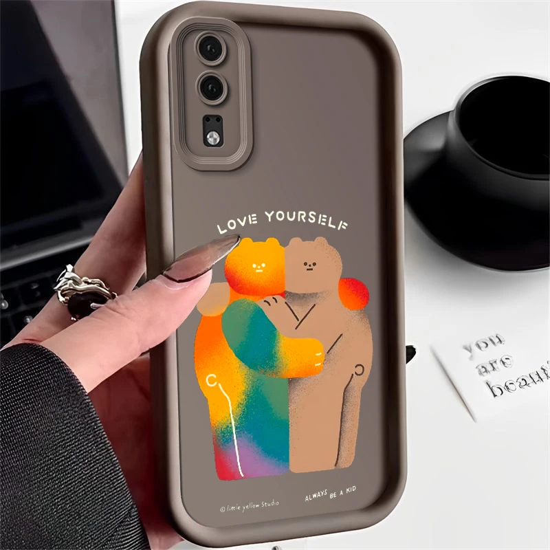 for Huawei MATE 10SE NOVA Y70S enjoy P50 PRO P30 P40 LITE P20 soft Lovely shockproof cute girl phone case Casing