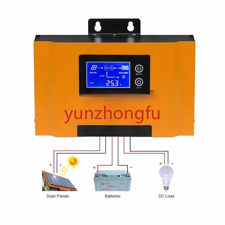 Solar Charge Controller MPPT 10A 20A 30A 40A 50A 60A  Panel Regulator Battery Charger  48V 24V 12V 80/100 Amp