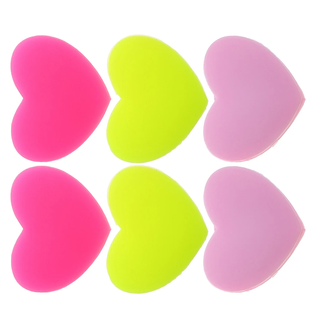 

6pcs Heart Shaped Tennis Vibration Dampeners Silicone Racket Shock Absorbers Durable String Accessories For Racquet Control