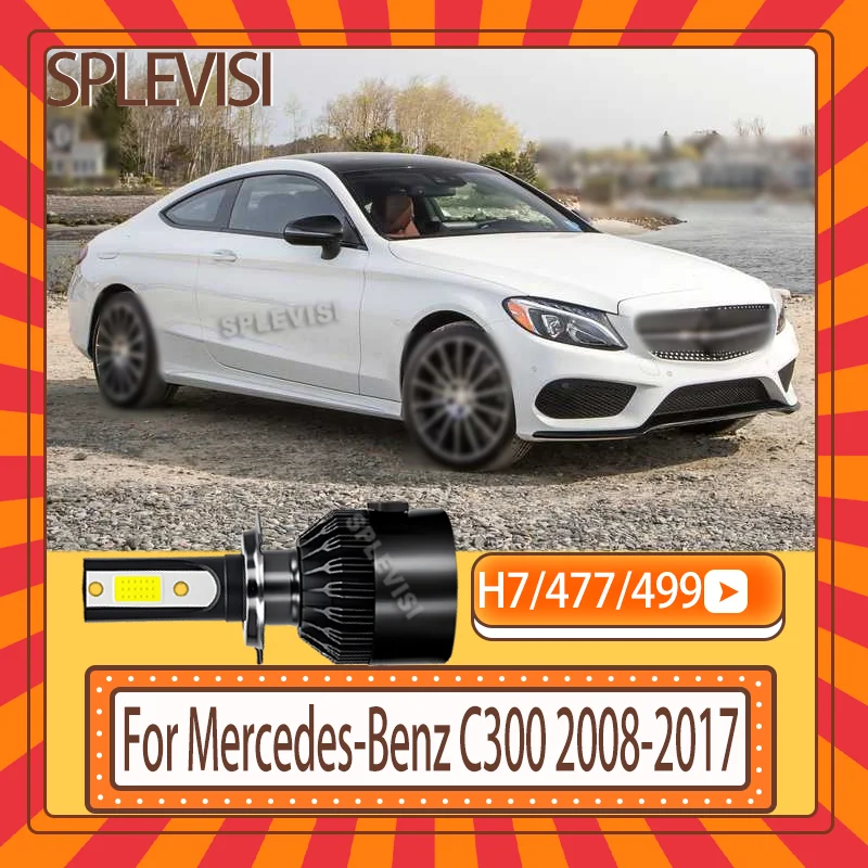 

H7/499 Silent Cooling Fan LED Bulb Hi LO Bulb Headlamp For Mercedes-Benz C300 2008 2009 2010 2011 2012 2013 2014 2015 2016 2017