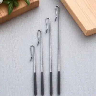 Palos de Control de marionetas extensibles, rango de 20-55cm, Material metálico duradero para asas de marionetas precisas y versátiles, 4 Uds.