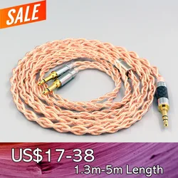 4 rdzeniowe słuchawki 1.7mm Litz HiFi-OFC pleciony kabel dla Hifiman Sundara Ananda HE1000se V2 HE6se Aya He-35x XS l008084