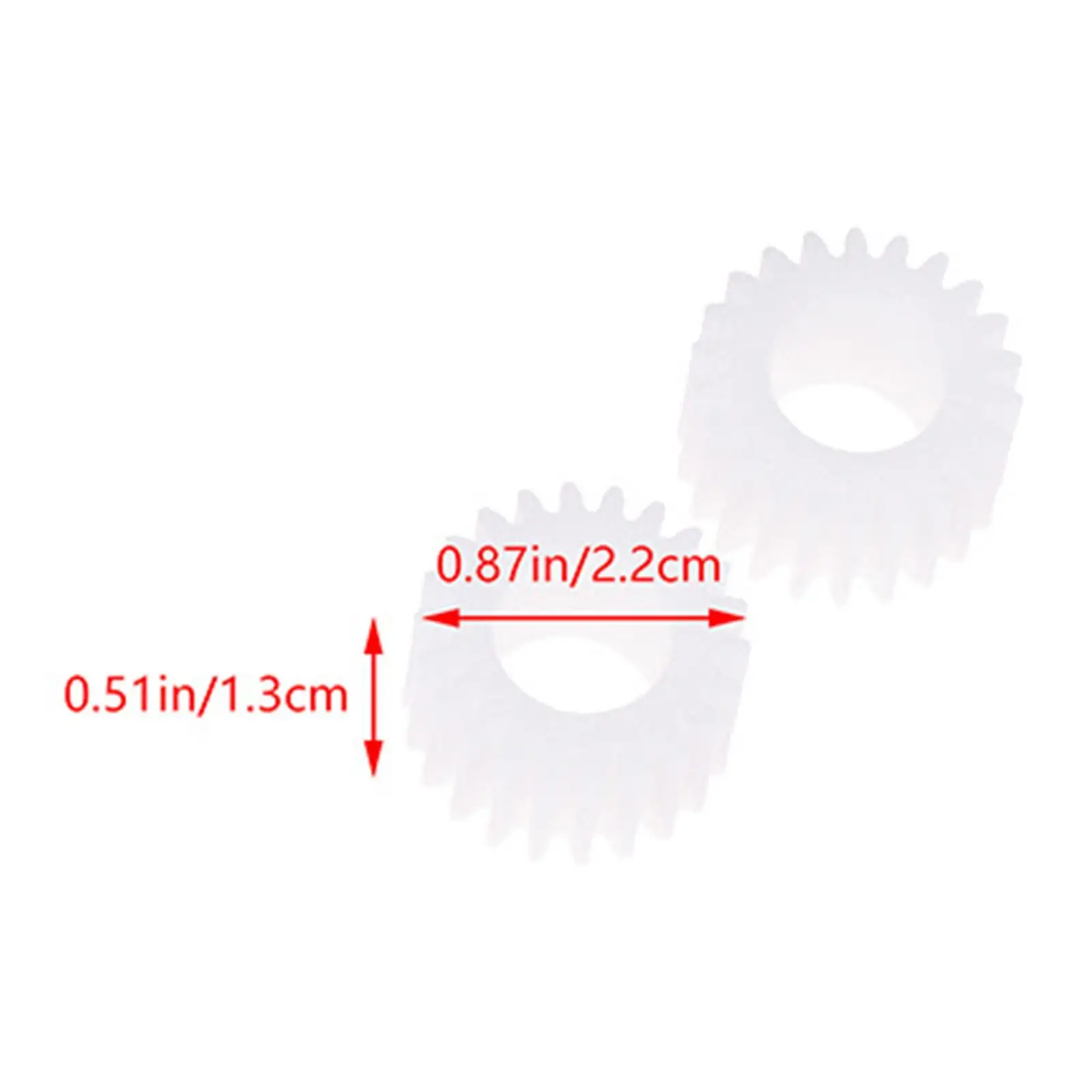 قطعتان من تروس غسالة السيارات ذات الضغط العالي، تروس محرك، قطع غيار خفيفة الوزن وقوية، سهلة التركيب، مجموعة صيانة #6