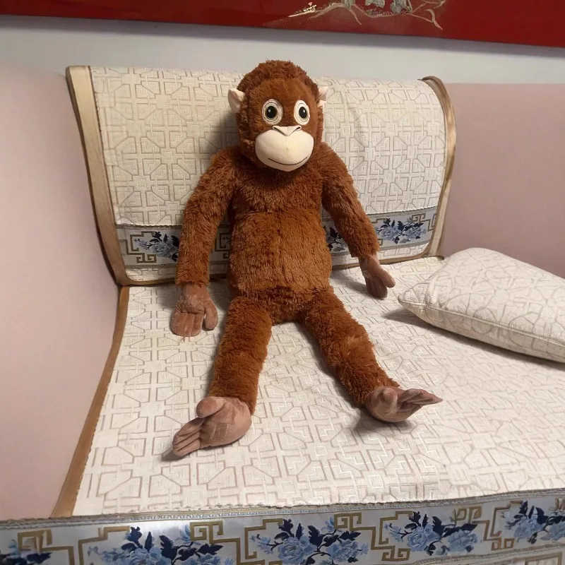 Simulation de singe orang-outan beurre, sac en peluche super doux, animaux en peluche, jouets Anime dessin animé, décor garçons et filles, cadeaux d'anniversaire oreiller