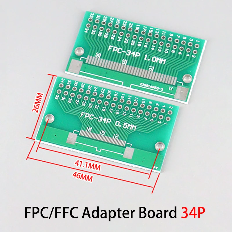 FPC/FFC Flexibles Flachbandkabel-Adapterboard 0,5MM/1,0MM/Abstand bis zu 2,54mm 6P/8P/10P/12P/20P/24P/26P/30P/34P/40P/50P/60P/80P – Detail 17