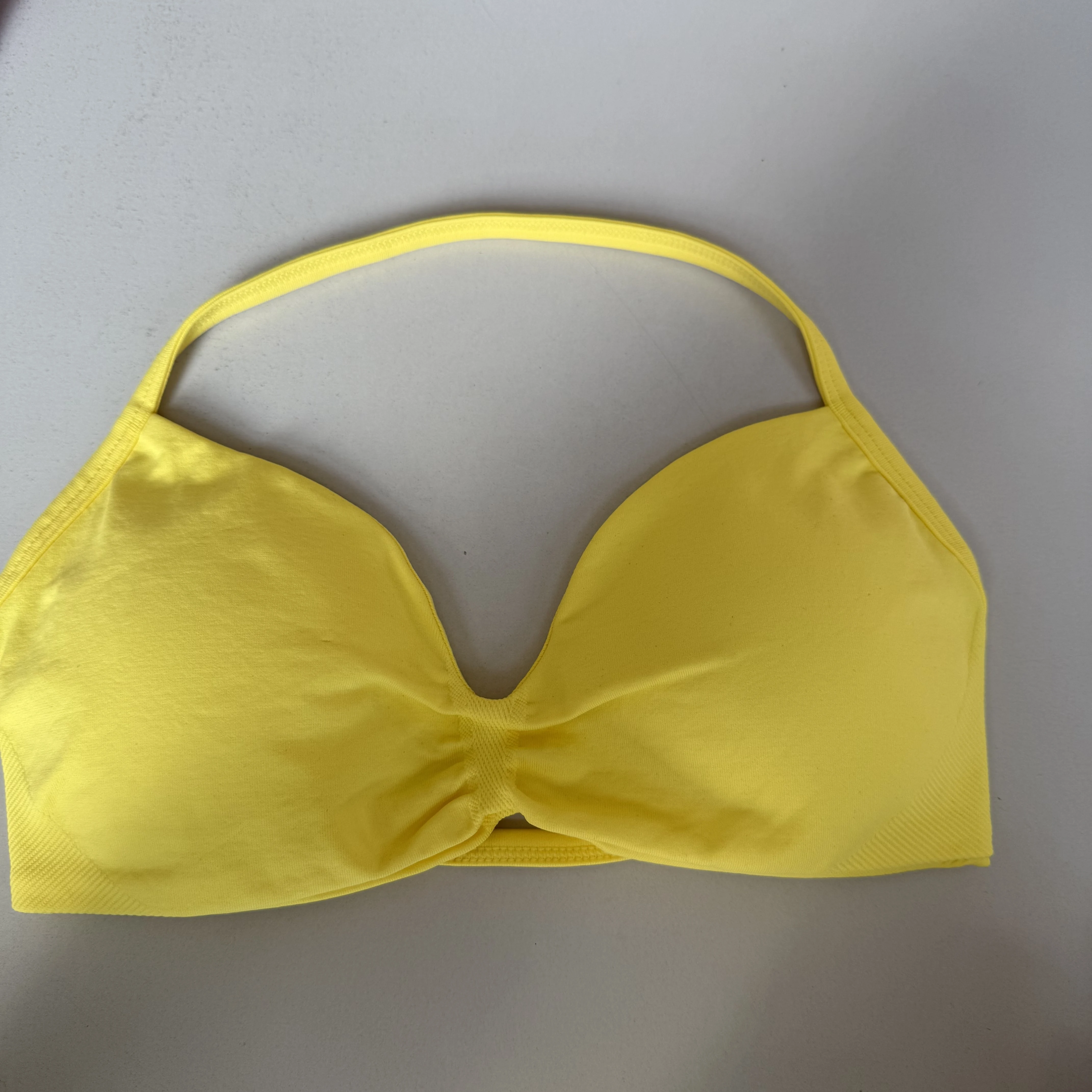 Sport-BH Push-Up mit Trägern, Sexy Rückenfreies Gym-Crop-Top, Herausnehmbare Cups, Damen-Workout-Kleidung, Gym-Top, Neckholder-Sport-BH – Detail 15