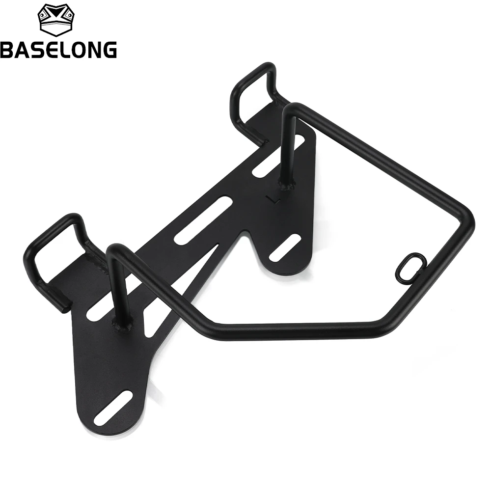 Motorcycle Saddlebag Support Side Saddle Bag Brackets Kits For Kawasaki W400 W650 W800 VN250 Eliminator 250V For XL883L XL1200NS 4