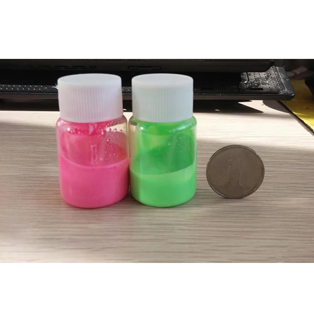 

5Pcs 15G DIY Glow in Dark Paints Neon Luminous Pigment for Parties Nails Graffiti Orange Yellow Green Blue Pink