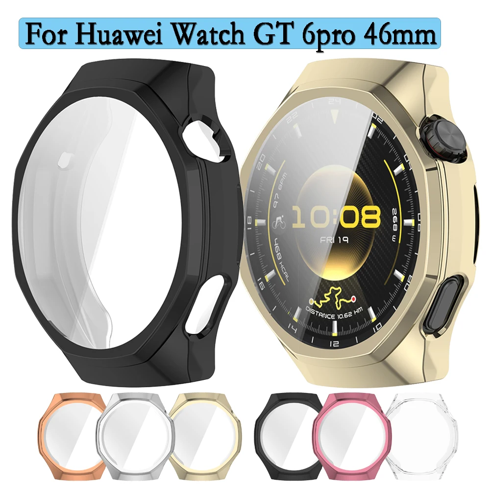 

TPU Case For Huawei Watch GT 6pro Watch Shell Soft and Durable Screen Protector Cover For Huawei Watch GT 6pro 46mm