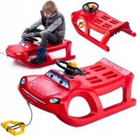 KADAX Plastic Sled With Steering Wheel For Kids Slide Slide Slide Slide