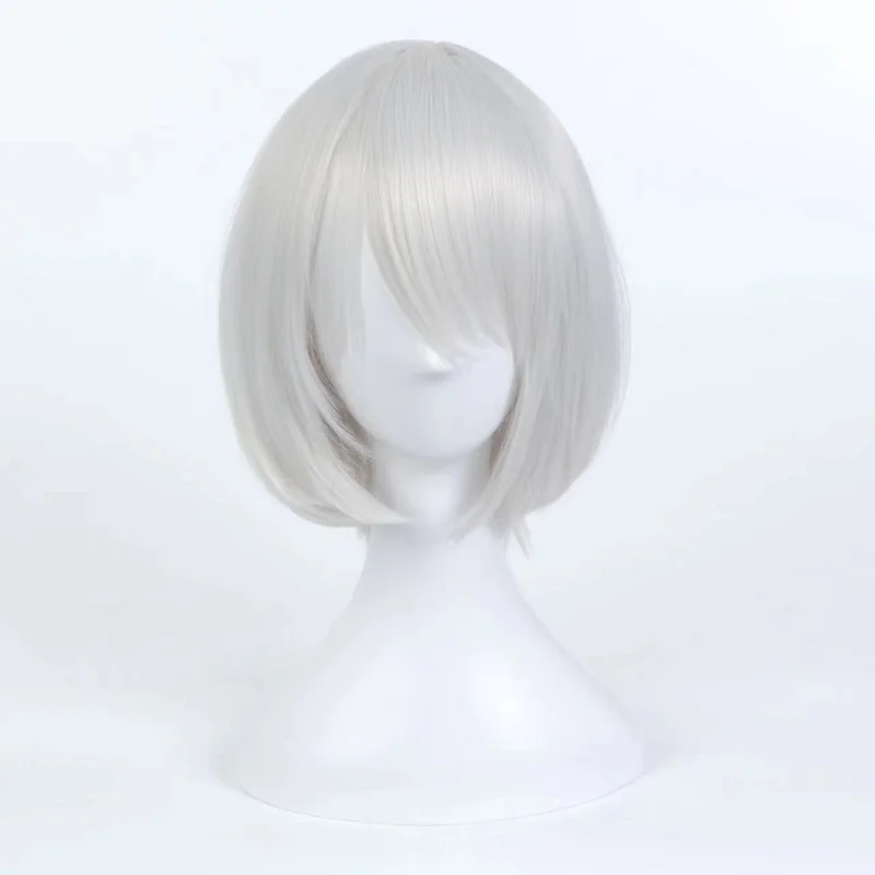 

Серебристо-белый парик для косплея 2B из NieR Automata в стиле Tokyo Ghost для женских персонажей