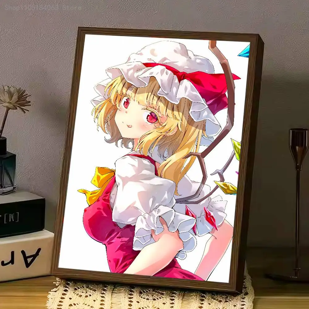 For T-Touhou Project Reimu Hakurei Marisa Kirisame Flandre Scarlet Poster Sticker Paper Home Custom