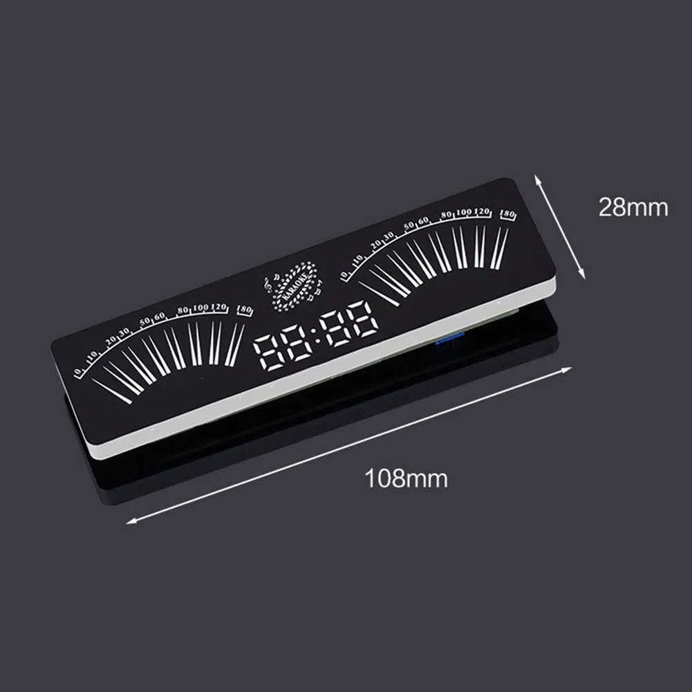 Fan-Shaped LED Display for Music Level Detection Featuring RGB Light Patterns That Respond to Beat Intensity and Frequency Range