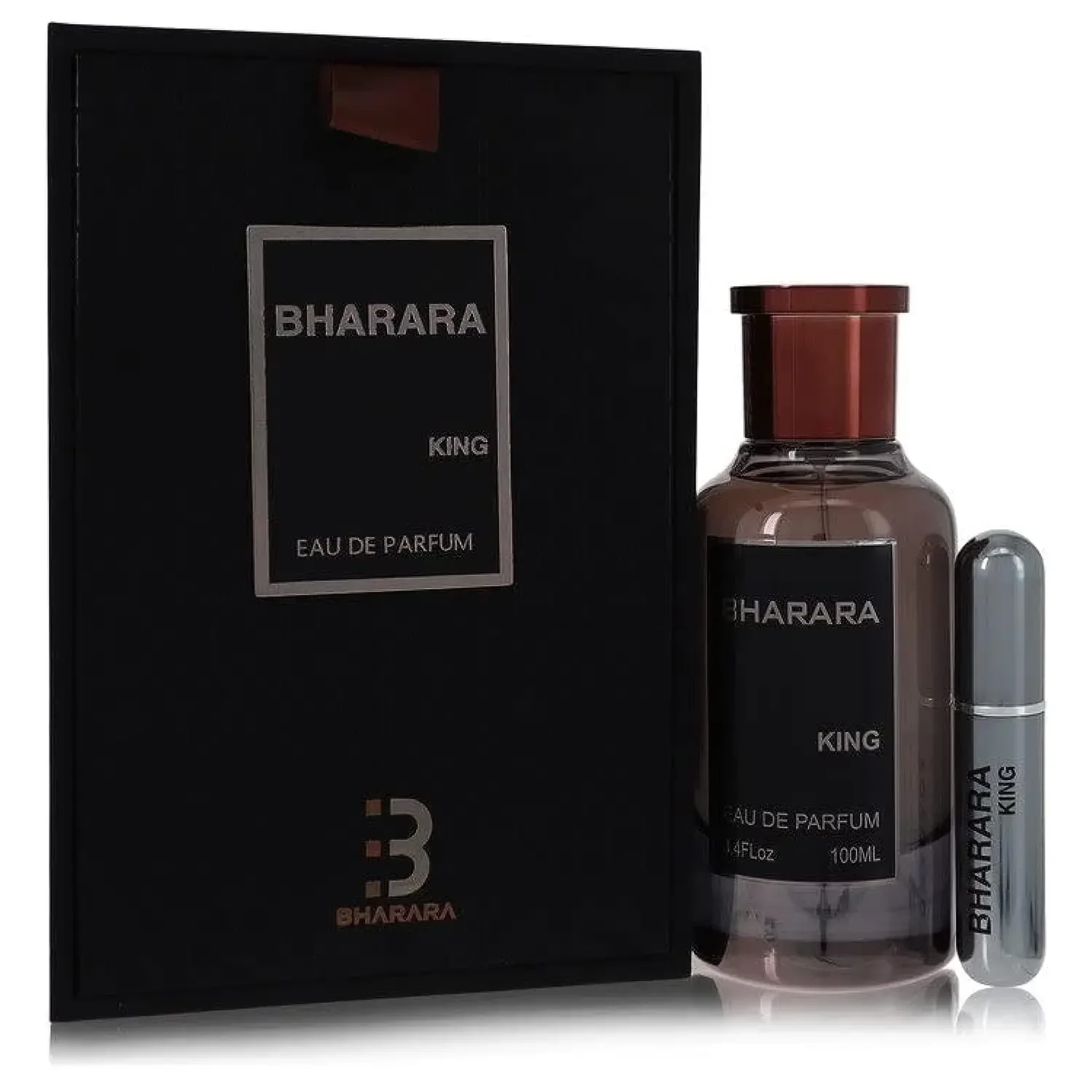 Bharara King Eau De Parfum 100ml Perfume Men Eau de Parfum EDP spray, Fragancia duradera de 3,4 OZ para Colonia HOMBRE 2025 Nuevo