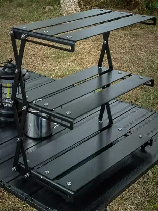 

Настольная стойка для хранения вещей для кемпинга, походный стол, снаряжение и принадлежности для активного отдыха. Хит продаж.