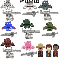 파워 아머 쿠퍼 루시 막시무스 맥린 모델 블록, MOC 브릭 세트, 어린이 W1314-W1322 선물 장난감, T60