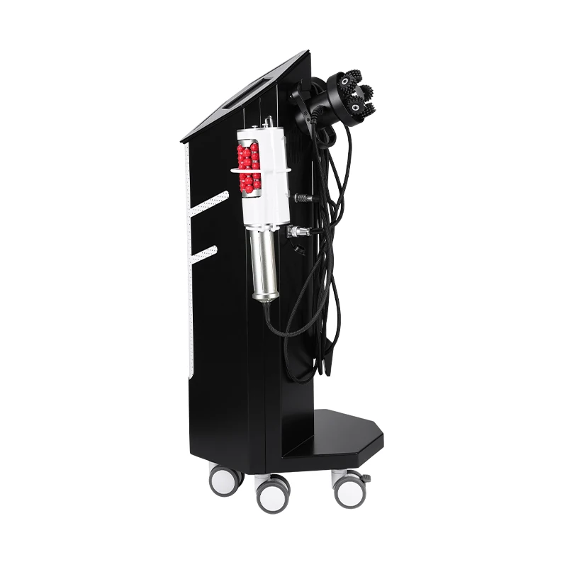 4IN1 360 Rotating Vibration Roller Massage Body Slimming Machine Inner Ball Roller Lymphatic Drainage Machine