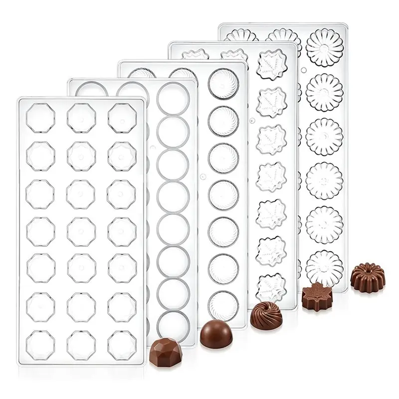 b23b-5pk-poly-choc-mold-set105cav-candy-moldscookietray-semicircle-daisy