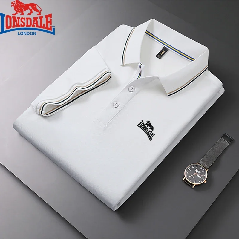 

New Men's High-quality Short Sleeved Polo Shirt, Summer Trend, Fashionable and Casual Multifunctional Top