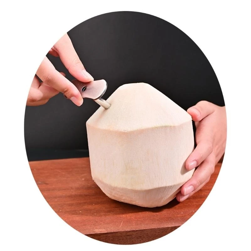 Reusable Coconut Opening Tool Portable Coconut Opener For Easily Freshness Q5WC