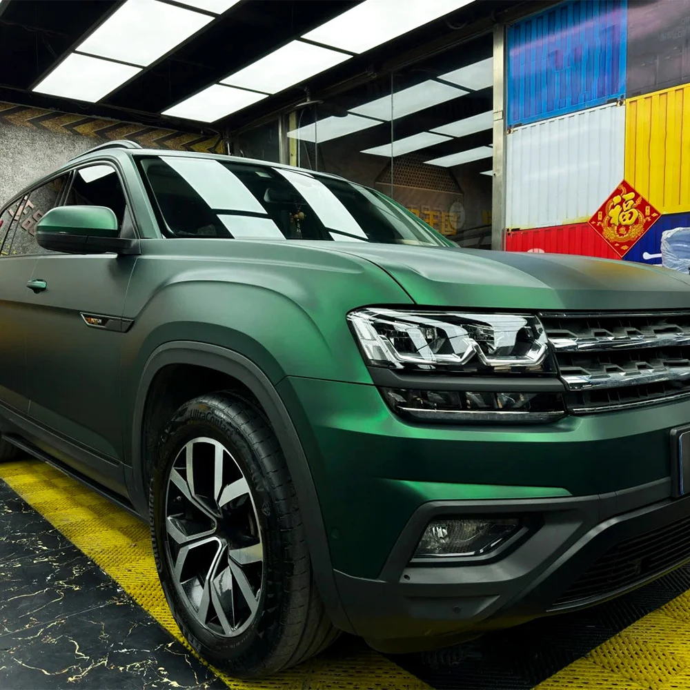 

Матовая хромированная ярума, зеленая автомобильная наклейка, авто упаковка, виниловая пленка, наклейка для изменения цвета, ПЭТ, пленка без пузырьков, ПВХ наклейка, автомобильные аксессуары