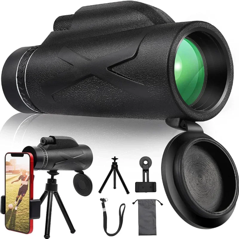 

80x Zoom 50000M HD Bak4 Portable Powerful Binoculars Long Range Professional Telescope Monocular Hunting Camping