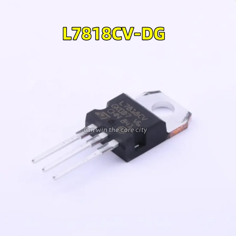

10 pieces Original L7818CV-DG integrated circuit TO-220 power management IC voltage controller, linear voltage regulator