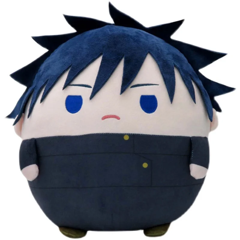 Stuffed 10/22/30CM Jujutsu Kaisen Plush Round Pillow Toys Anime Gojou Satoru Getou Suguru Itadori Yuuji Cotton Doll Toy for Kids