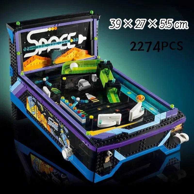 Popular MOC-2274PCS Space Arcade Building Blocks Retro Game Table Building Model, DIY Assembly Building Blocks for Adult Collect