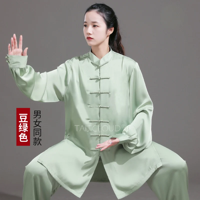 Tai Chi Suit Women's New Martial Arts Performance Suit Men's Baduanjin Tai Chi Boxing Practice Suit Spring and Autumn Suit