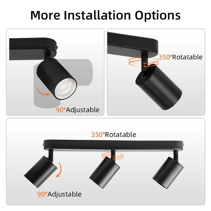 LED Anti-Glare Spotlight Chandelier Ceiling Lamp Bedroom Corridor Track Spot Light For Home And Decor