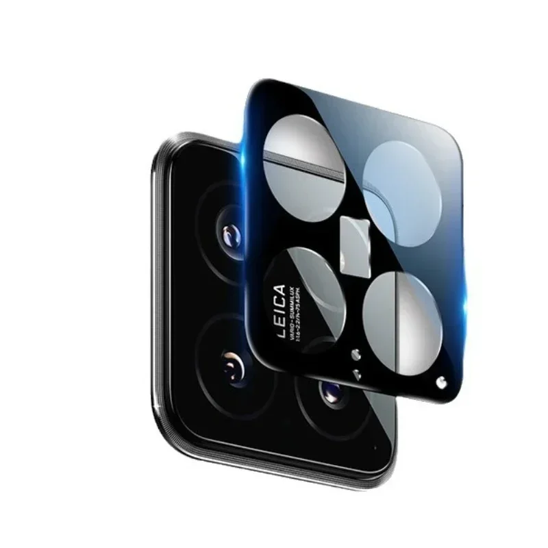 1-3ชิ้นเคสฝาปิดเลนส์กล้อง3D สำหรับ Xiaomi 14 13 13T Pro X5 X6 F5กระจกเทมเปอร์ F6โปรฟิล์มวงแหวนสำหรับกล้อง