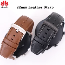 Original Huawei 22mm Watch Strap Huawei GT2 46mm Calf Leather Strap for Huawei Watch GT Watch Buds Runner Genuine Leather Band