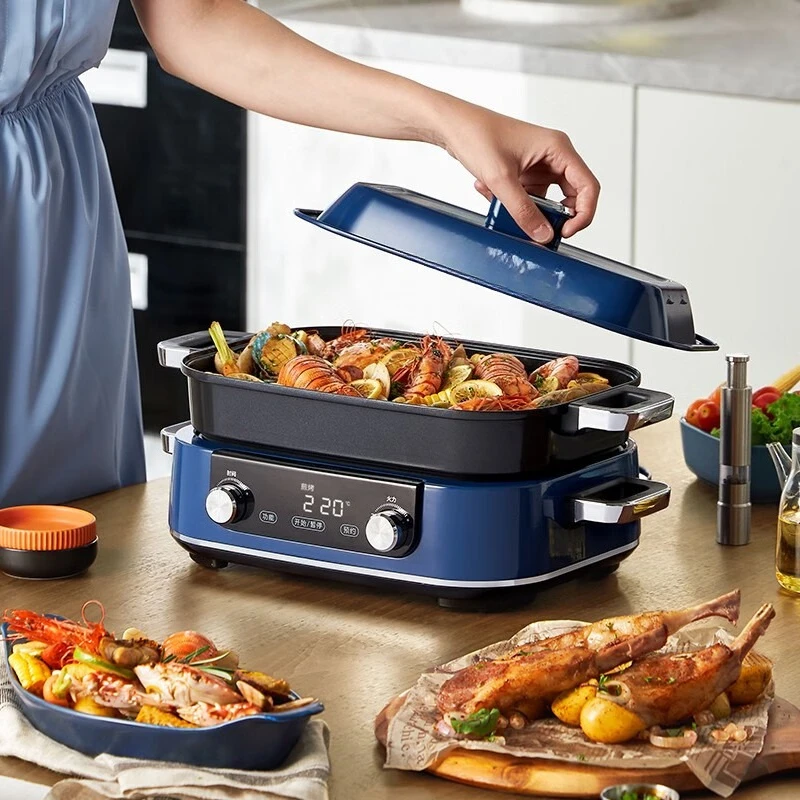 Olla caliente eléctrica de segunda generación, olla multifunción mejorada MR9099 estándar de 5L