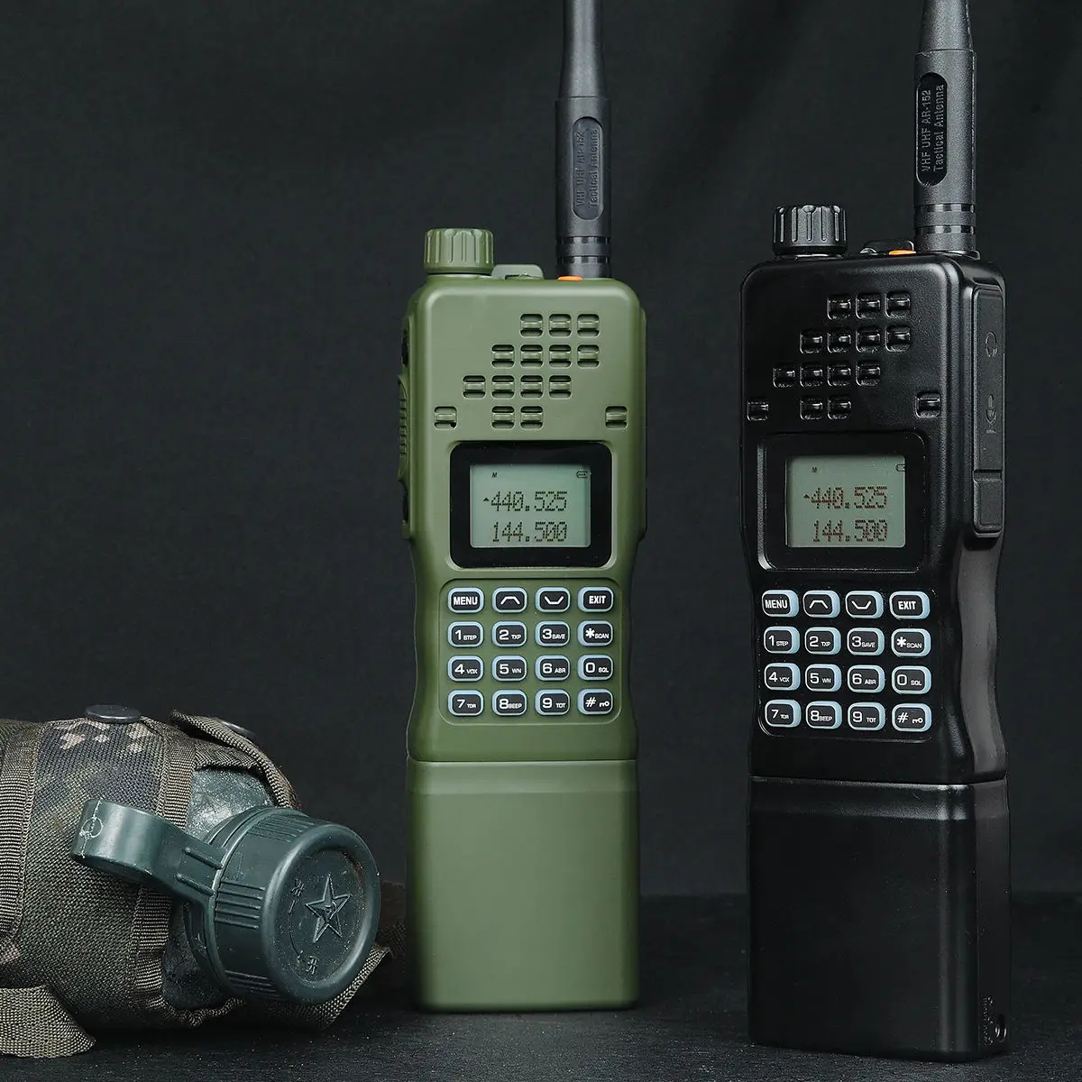 136-174MHz 400-520MHz Portable Two Way Radio Walkie Talkie Baofeng AR-152 Tactical Walkie Talkie Dual Band Ham Radio