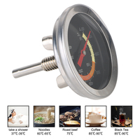 For Kitchen Home Baking BBQ Smoker Grill Thermometer Instant Read Household  Cooking Temp Gauge Oven Thermometer 0-400℃