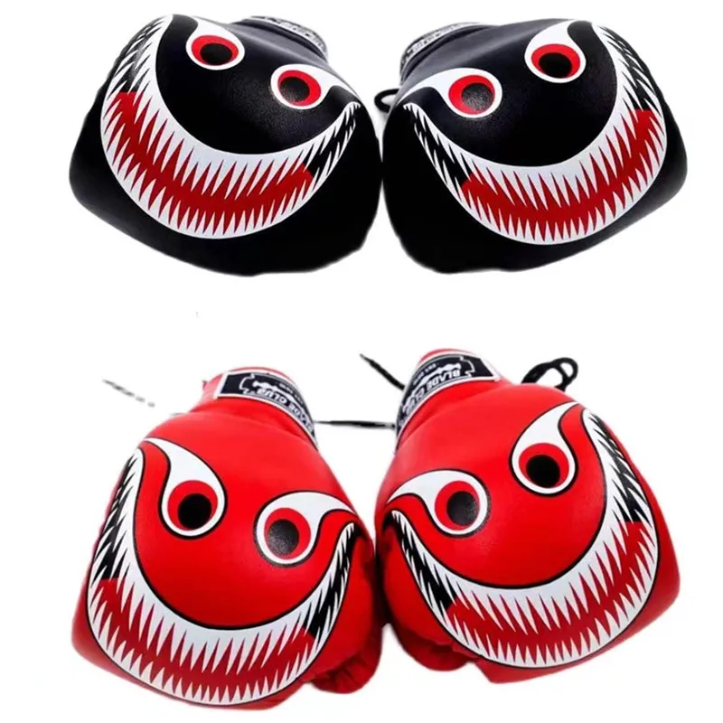 8/10/12/14oz Lace-Up Boxing Gloves High Quality PU Personalized Muay Thai MMA Training Fitness Glove Karate Free Fight Sport Pad