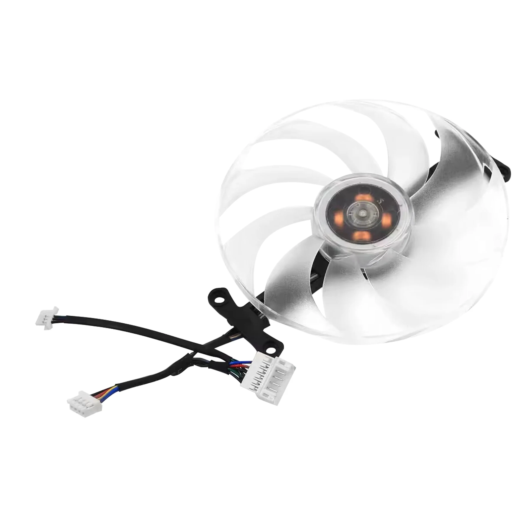 For Powercolor RX 7900 XTX Hellhound Spectral White Video Card Fan T129215BU RX7900XTX Graphics Card Replacement Fan