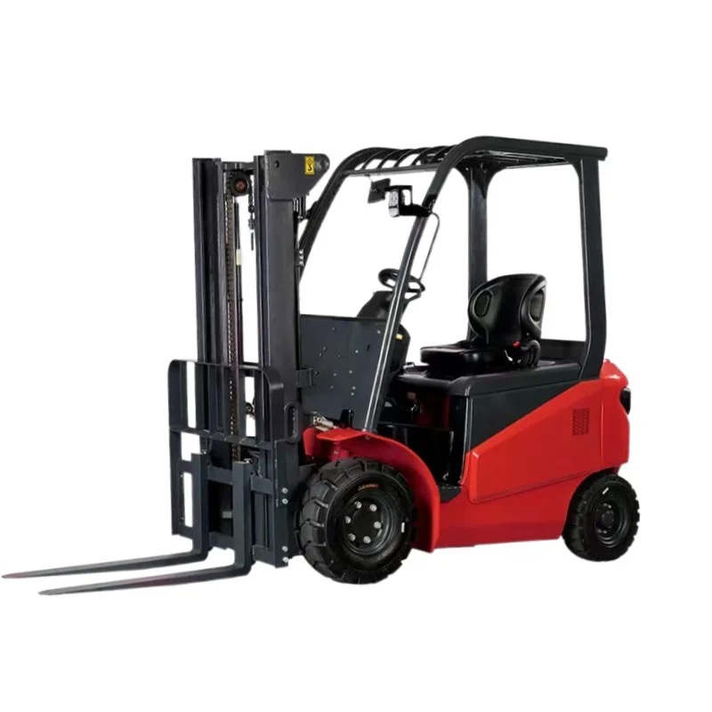 رافعة شوكية كهربائية صغيرة جديدة للطاقة بأربع عجلات، شاحنة تحميل وتفريغ هيدروليكية