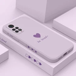 Simple Love Phone Case For Xiaomi Redmi Note 13 12 12S 11 11E 11S 11T 10 10A 10T 10S 9T 9 8 7 Pro Plus 10C 9A 9C 9T 4G 5G Cover