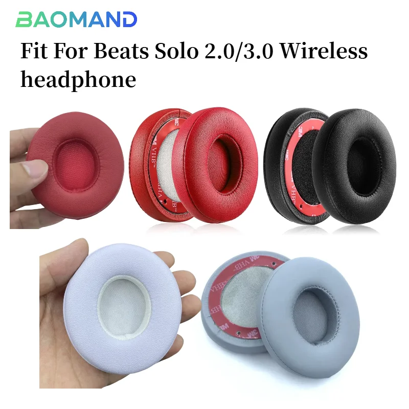 

Replacement Earpads For Beats Solo 2.0/3.0 Wireless Ear Cushion Headphone Ear Pad
