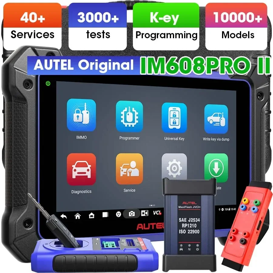 autel im608pro II im608 xp400pro maxi im 608pro maxicom im 608 maxiim im608 pro advanced immo key coding diagnostic scanner tool