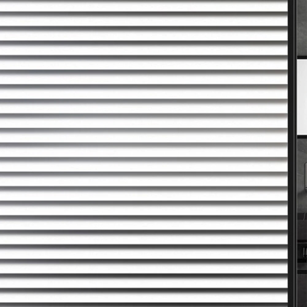 

Decorative Frosted Window Stickers Privacy Film Privacy Window Film 30*300cm Translucent Film Non-adhesive Design