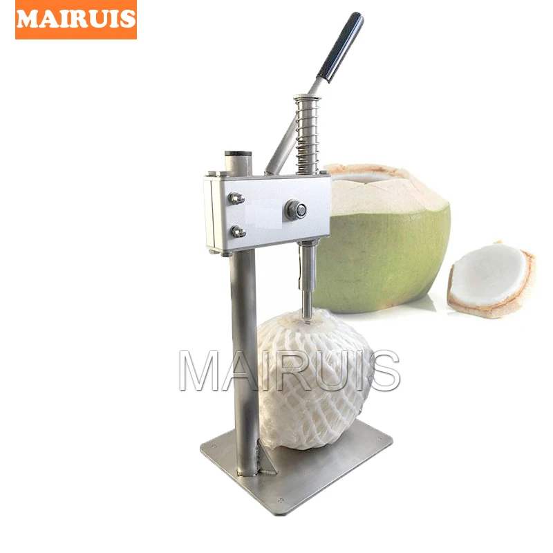 Coconut Cutter Manual Opening Coconuts Machine Save Effort Coconut Capping Cover Drilling Machine