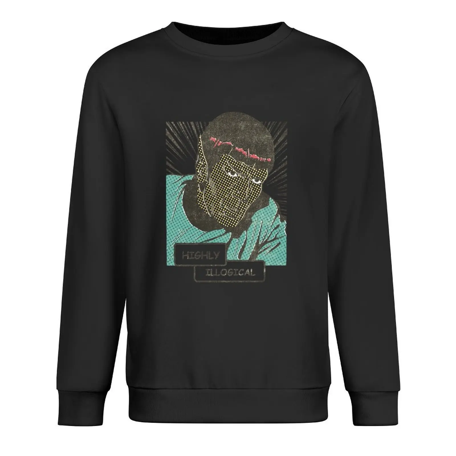 

Star Trek: The Original Series Spock Retro Highly Illogical Comic Pullover men's autumn clothes japanese style anime sweatshirt