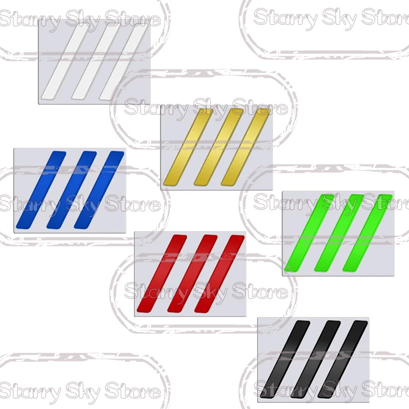 Decorative Strips /// Emblem Car Metal Badge Logo Body Decals Rear Sticker For PEUGEOT 106 107 108 206 207 208 3 GT LINE Rifter