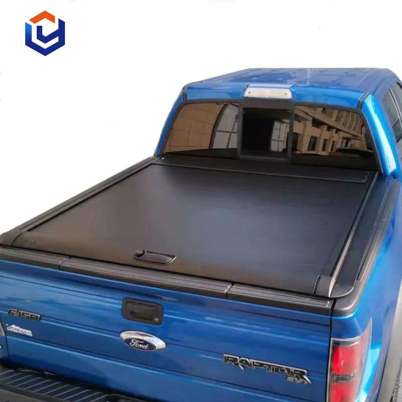 

Aluminum Retractable Hard truck bed Cover Pickup truck Tonneau Cover For 2020 2021 Toyotas Hilux Rocco 2022