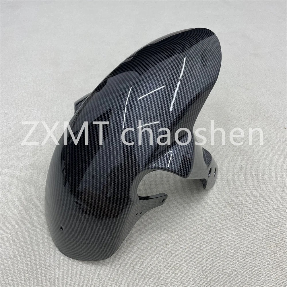The ABS Motorcycle Fairings are suitable for GSXR600-750 K6 large R front fenders with carbon fiber paint from 2006 to 2007