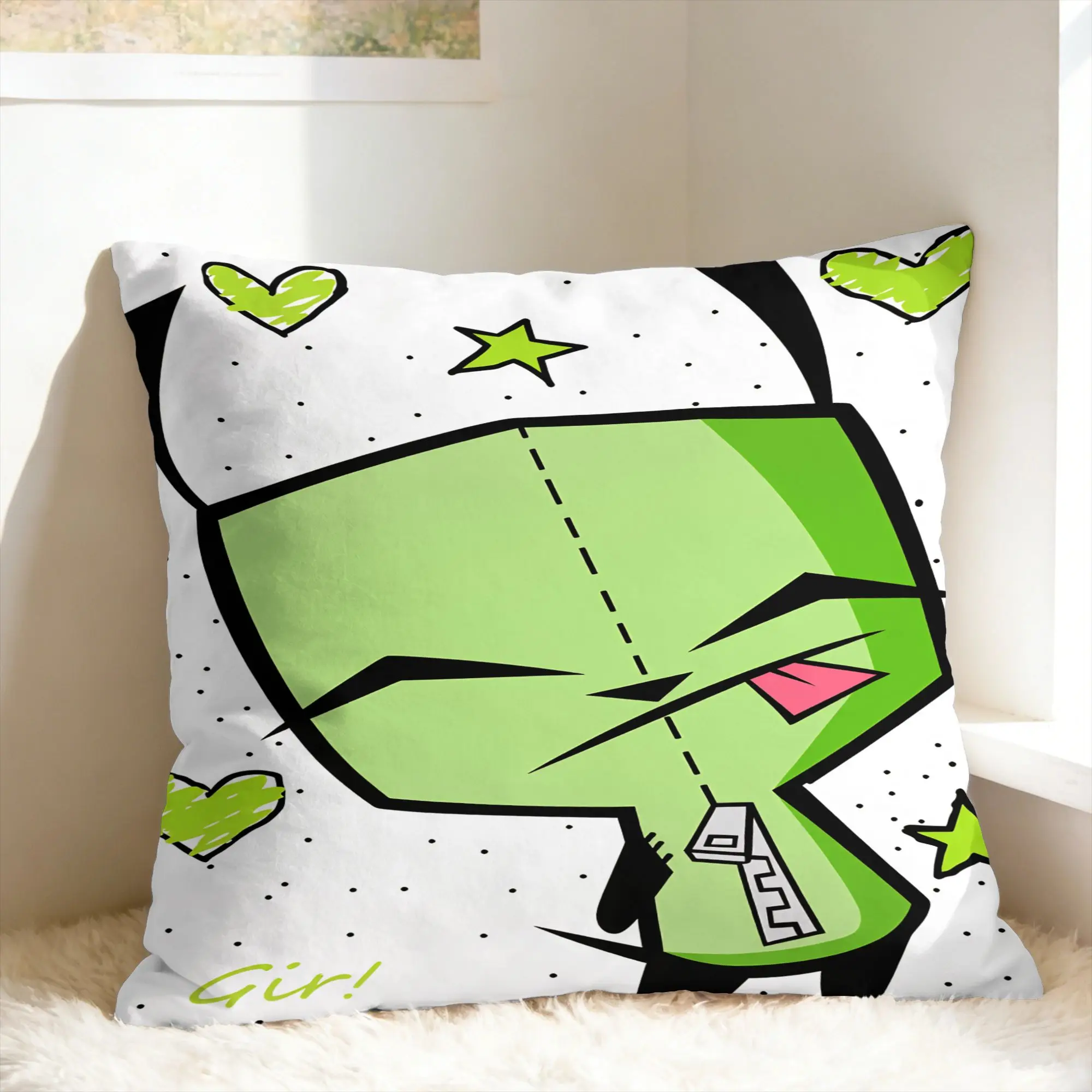 I-Invader ZIM Anime Pillow Case  Comfy Pillow Cover Fashion Pillowcases For Sofa Home Decoration