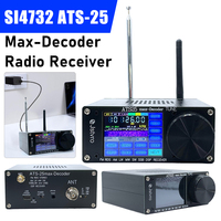 SI4732 ATS-25 Max-Decoder Radio Receiver CW RTty Decoding Function WiFi Full Band Radio Spectrum 3000mAh Lithium Battery Radio